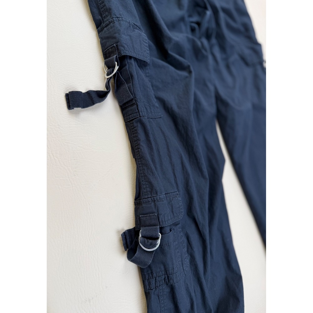 Y2K Streetwear Cargo Pants Utility D-Ring Straps Size L Justify